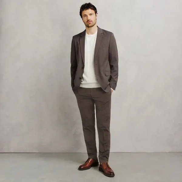 Veste de costume slim pied de puce