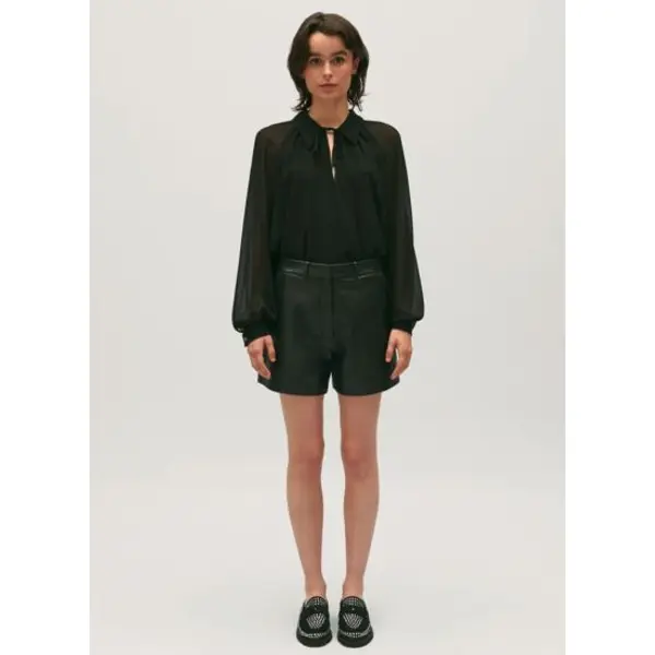 Short cuir noir - Claudie pierlot
