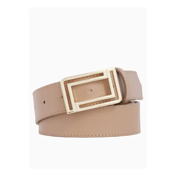 Double l - ceinture 30 ajust - granit - Lancel