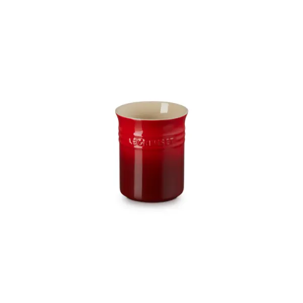 Pot à Ustensiles en céramique cerise - Le Creuset