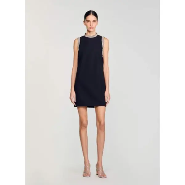 Robe courte strassée - Sandro