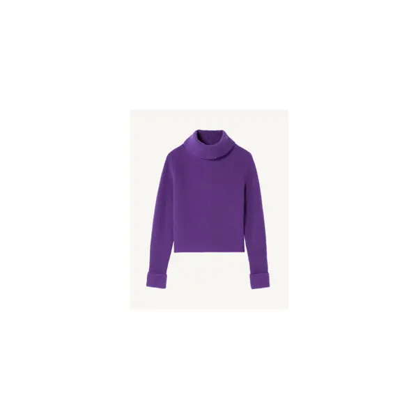 Pull col roulé boutonné - femme - vanda - Bompard