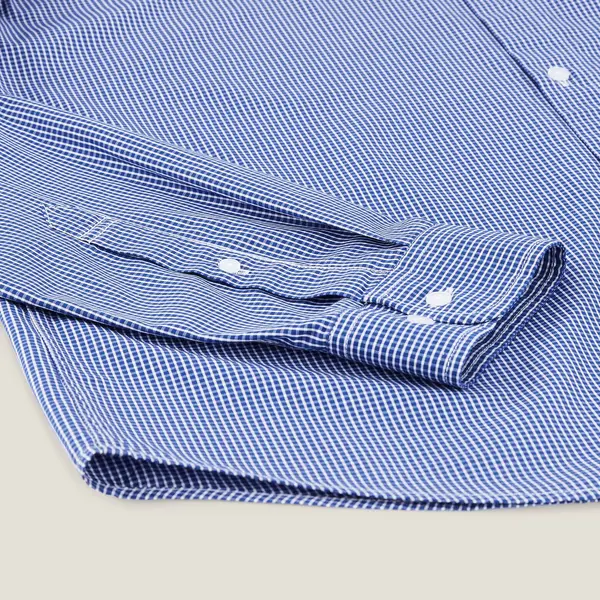 Chemise en coton à carreaux