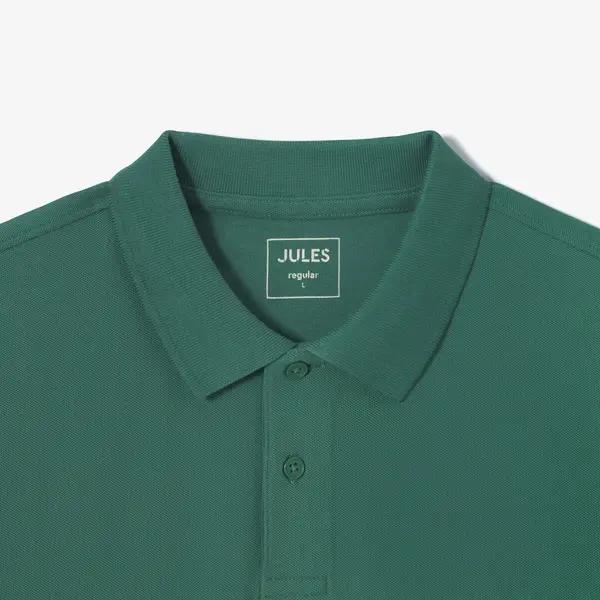Polo manches courtes piqué uni