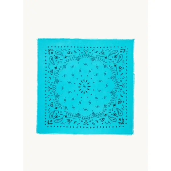 Bandana HACHIKO Grand bandana cachemire imprimé - Kujten