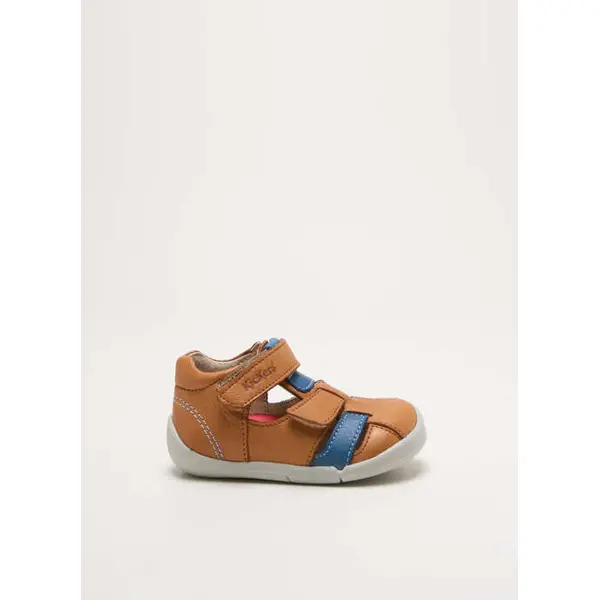 Sandales/nu Pieds Kickers Marron Bout Rond