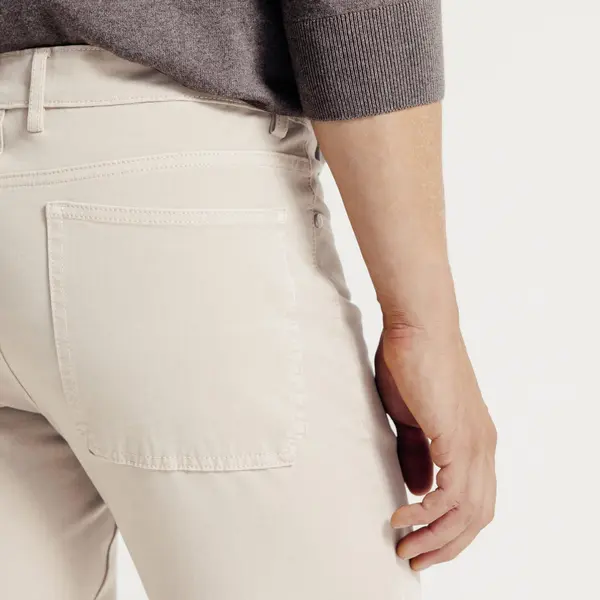Pantalon 5 poches slim matière bi-stretch