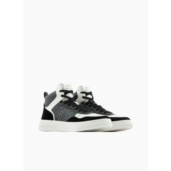 Baskets noires + homme noir - Armani