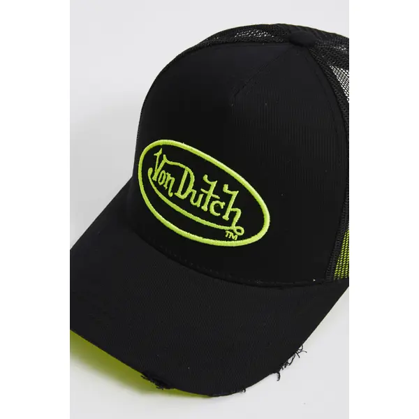 Casquette baseball jaune et noire