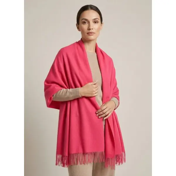 Maxi étole origines - accessoire - rose festival - Bompard