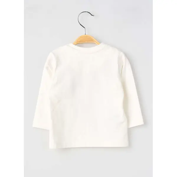 T-shirt Mayoral Blanc Manches Longues