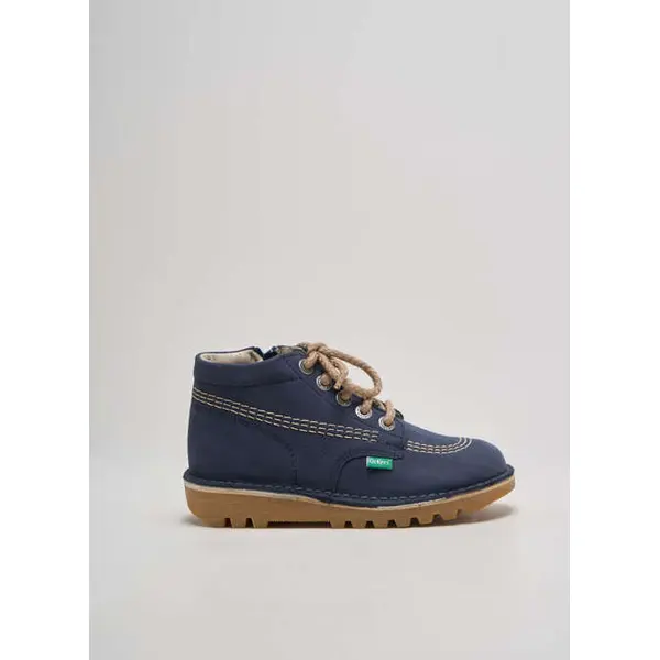 Bottines/boots Kickers Bleu Bout Rond