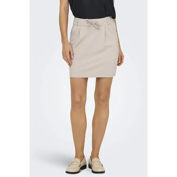Jupe courte Pretty beige