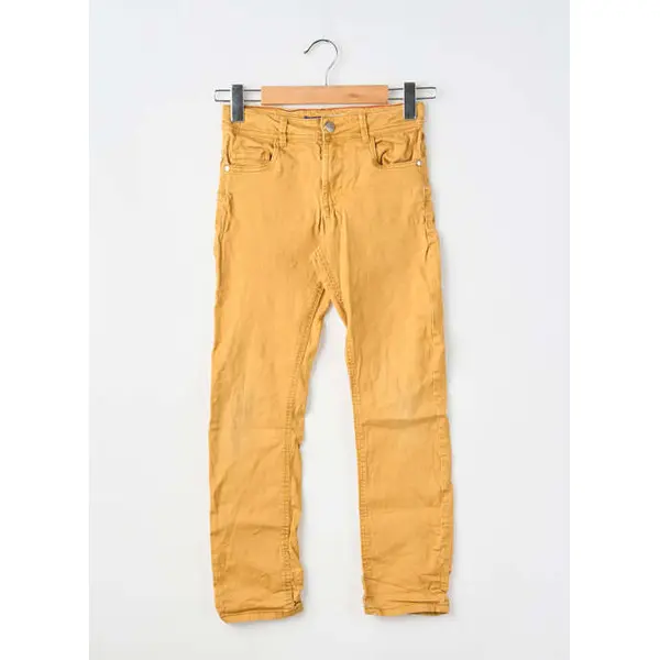 Pantalon Slim Okaïdi Orange Taille Ajustable