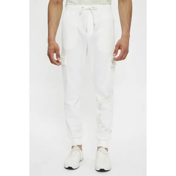 Bas de jogging blanc