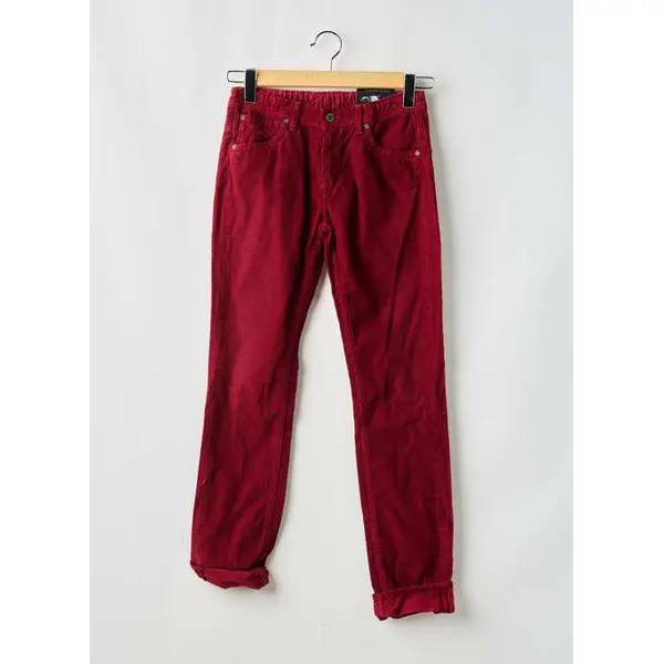 Pantalon Slim Pepe Jeans Rouge Taille Ajustable