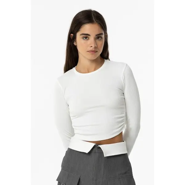 T-shirt Court Manches Longues Blanc Tiffosi : Confort et Style pour Ado 10 - 16 ans 10057258