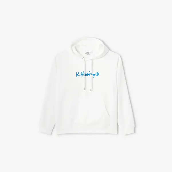 Sweat à capuche imprimé licence Keith Haring