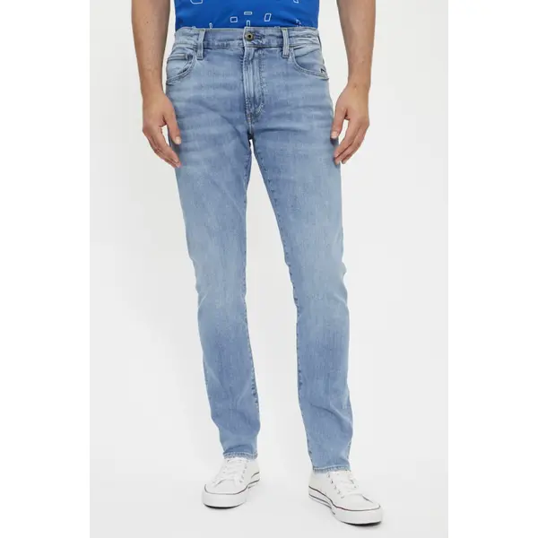 Jeans 3301 slim bleu délavé