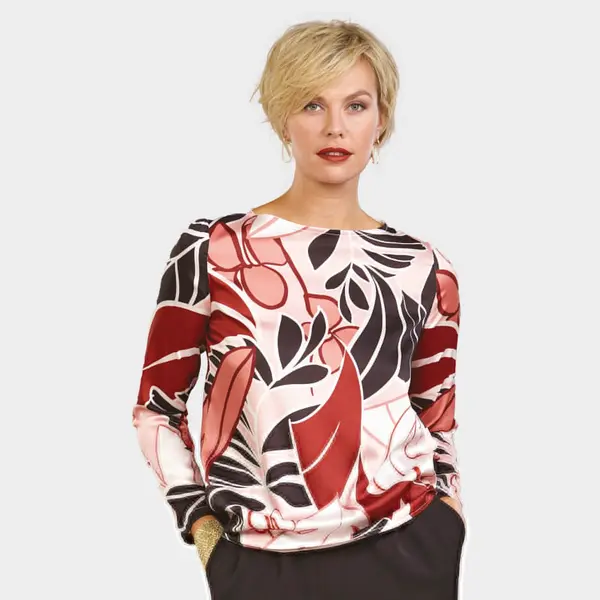 Blouse satinée Rosalie