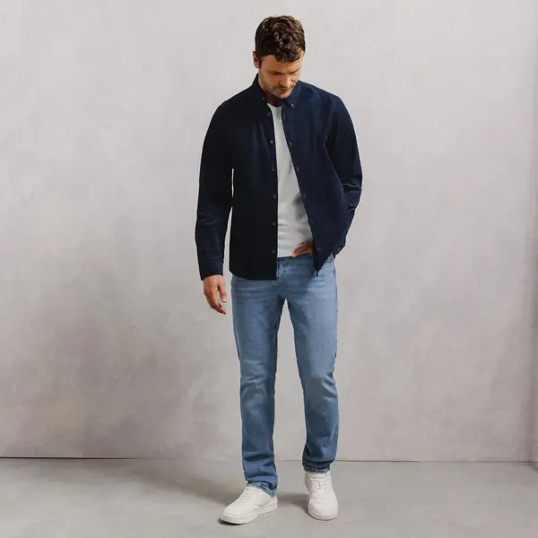 Tee shirt col V en coton