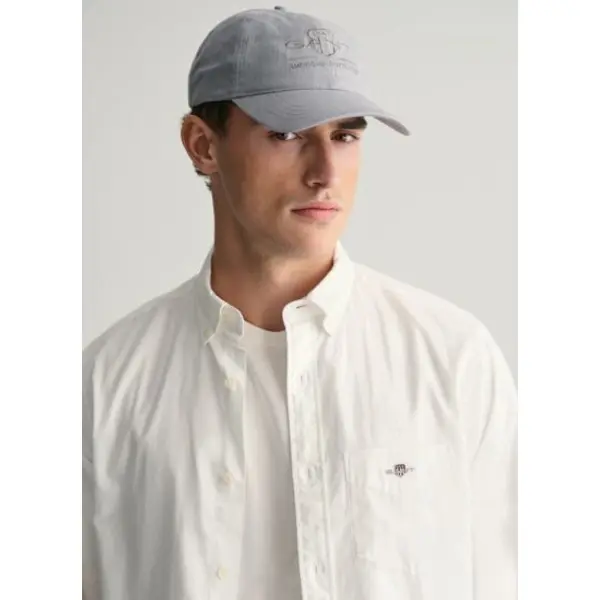 Regular fit cotton linen shirt - Gant Outlet