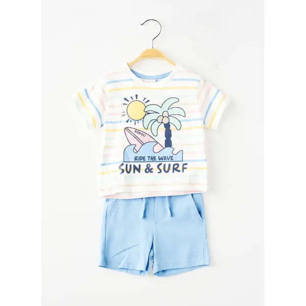 Ensemble Short Boboli Bleu